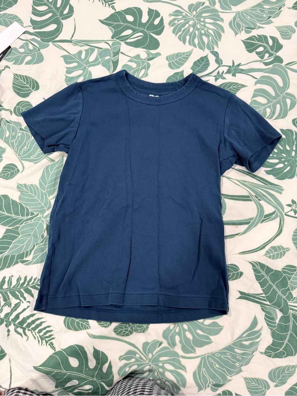 Uniqlo Deep Blue Short Sleeve Crew Tee